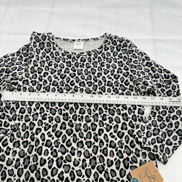 Touched by Nature Womens Organic Cotton 3/4 Sleeve Leopard print Dress Size M - Picture 6 of 10